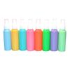 Frasco Spray Colorido de 60ml para Cuidado de Óculos Líquido de Limpeza Frasco Spray de Loção de Plástico Pet Recarregável Perfume Frasco Spray Pequeno