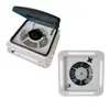 Ventilador de ventilación para autocaravana, ventilador de extracción de 12 V, ventilador de extracción bidireccional para baño/sala de estar con luz, kit de modificación de entrada y salida de aire