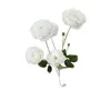 5 Rosas de Montanha de Neve Artificiais para Decoração de Salão de Casamento, Materiais DIY para Mesinha de Cabeceira do Quarto de Casamento, Arranjo de Casamento