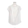 Ropa de mujer de comercio exterior de Dongdaemun, Corea, nuevo diseño elegante con cuello de corbata, escote Bardot, corte ajustado, realza la figura, tela de satén, cómodas mangas cortas