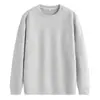 Mono Ligero de Punto Canalé Hombro Caído Color Sólido Sudadera con Capucha Cuello Redondo Logo Personalizado Base Lisa Color Sólido Estampado de Texto