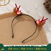 Chifres de Natal Headband Ano Novo Natal Bonito Reunindo Chifres Boneco de Neve Headwear de Férias Transfronteiriças