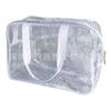 Nueva Ins Crema Gran Capacidad Pvc Natación Transparente Liberación de Agua Bolsa de Playa Neceser Bolso de Hombro Bolsa de Cosméticos