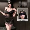 Zuitingfeng lencería sexy talla grande sexy encaje transparente malla body ajustado puro deseo cuello halter corbata qqny coqueteo