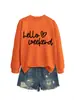 Amazon eBay site independente moda casual confortável feminina olá fim de semana coração outono e inverno moletom