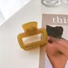Textura Escarchada Mini Pinza Pequeña Estilo Coreano Accesorios para el Cabello Cuadrado Pinza para Flequillo de Mujer Pinza de Tiburón de Gama Alta Venta al por Mayor