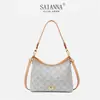Bolso de mujer de alta gama, nuevo modelo 2026, bolso de hombro elegante y versátil, gran capacidad, bolso de hombro y cruzado con estampado de moda trendy