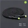 Fio de cor corda de cintura de poliéster corta-vento suéter calças corda de cintura corda de cintura cabeça de metal corda de chapéu 1,3 metros