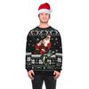 Top Navideño Nuevo Transfronterizo Estampado Digital Europeo y Americano Cuello Redondo Sudadera Otoño e Invierno Manga Larga Holgado Jersey Ropa para Parejas