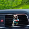 Cachorro de Levantamiento de Pesas Transfronterizo Acrílico Accesorios para Coche Clip de Aromaterapia Suministros para Coche Aromaterapia para Coche Decoración para Coche