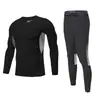 Traje de Body de Secado Rápido para Niños, Hombres y Mujeres, Ropa Deportiva de Entrenamiento para Correr de Otoño e Invierno, Ropa de Baloncesto, Ropa Base para Fitness