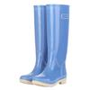 Botas de lluvia para mujer de tubo extra alto de 42 cm, gruesas, antideslizantes, para viajes en días de lluvia, botas de lluvia para mujer, zapatos de goma limpios, impermeables y de moda.