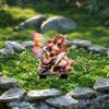 Acrílico jardín patio mariposa elfo guitarrista acrílico jardín estaca piso jardín planta en maceta decoración