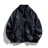 Jaqueta Casaco Masculina Plus Size Tendência Nova Primavera e Outono 2025 Estampa Tie-Dye Solta Casual da Marca