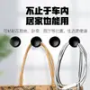 Mini gancho para coche, gancho adhesivo pequeño invisible multifuncional para coches, accesorios interiores creativos y lindos de dibujos animados para uso doméstico