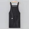 Delantal de Verano Estampado Logo Texto Cocina Hogar Adulto Estilo Joven Ropa de Trabajo Oficina Hombres Mujeres Impermeable Delantal de Cintura