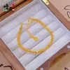 Pulsera de Moda Trendy Dorado Arena Ojo de Gato Brillante Cuentas Disco para Mujer Pulsera de Cuentas Láser Disco Joyería Versátil