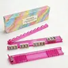 Novo régua de empurrar onda antiderrapante transfronteiriça da Amazon multi-colorida dois-em-um suporte de mahjong conjunto em caixa colorida régua de empurrar dopamina