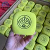 Fornecer dados coloridos de EVA de 5 cm, brinquedo de escrita para grafite infantil, peneira, cubo de EVA com cantos arredondados quadrados