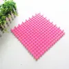 Alfombrilla Creativa de Piso de PVC Patchwork Libre DIY Baño Antideslizante Cocina Barrera de Agua Inodoro Ducha Felpudo Cortable