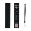 O Novo Modelo é Adequado para a Capa Protetora de Controle Remoto Solar para TV Hisense Erf6A66, Capa Oca de Silicone Antiderrapante e Anti-Queda