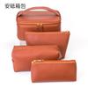 Novo em estoque Cor Sólida Cosméticos Bolsa Grande Capacidade Bolsa de Higiene Tatuagem Nail Art Caixa de Ferramentas Portátil Armazenamento Bolsa