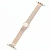Pulseira de Malha Espinha de Peixe Estilo Trigo Adequada para Pulseira Apple Watch iWatch Fivela Magnética Pulseira de Relógio de Aço Inoxidável Personalização