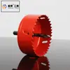 Haohan M2 Abreagujeros Bimetálico Rojo Metal Opener Lámina de Hierro Delgada Placa de Yeso Abreagujeros para Lámpara de Techo