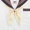 Elegante Bolinhas Nó de Peixe Dourado Sem Laço Gola de Marinheiro Floral Uniforme Versátil Fofo Novo Gravata Borboleta