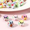Al por mayor 16 mm Tema Navideño Papá Noel Árbol de Navidad Alce Panda Cuentas Sueltas Pulsera de Cuentas Adornos de Cuentas para DIY