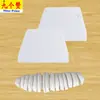Rascador de Repostería Trapezoidal Nine Zan Plástico Espesado Cortador de Masa para Hornear Rascador Duro Rascador para Pastel de Luna Pastel Crema de Pastel