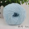 Al por mayor bebé 8 hebras bola de algodón hecho a mano accesorios para el cabello diy muñeca ganchillo tejido suéter de bebé hilo de ganchillo de algodón de ocho hebras