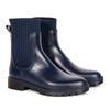 Botas de lluvia para mujer con forro polar botas de lluvia para mujer adulta botas de agua para exterior para mujer botas de lluvia de media caña de moda para mujer botas pequeñas con fragancia antideslizantes