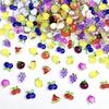 Novos Acessórios de Nail Art Desenho Animado Frutas Mini Cereja Mirtilo Melancia Uva Resina Estereoscópica Acessórios para Unhas Atacado