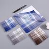 Pañuelo Zelue Cross-border de algodón puro para hombre, bufanda cuadrada absorbente de algodón, bufanda clásica antigua, bufanda para el sudor