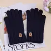 Moda simple nuevos guantes deportivos de otoño e invierno para hombre, cálidos, a prueba de frío, engrosados, para exteriores, equitación, conducción, estudiantes