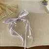 Pinza para el Cabello de Lazo Dulce Estilo Coreano con un Toque de Lujo, Pinza de Pato Exquisita y Elegante para Recogidos, Accesorio para el Cabello de Diseño Único