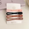 Pinza para el pelo de maquillaje sencilla, no deja marcas y es suave con el cabello, pinza para flequillo, herramienta para arreglar el pelo de la frente, pinza lateral para lavarse la cara y aplicar mascarillas faciales