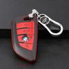 Adecuado para BMW, funda de cuero con patrón de llave 20 x 3 x 1 x 5 x 6, nueva Serie 5 320li325li, funda con hebilla completa