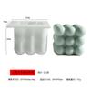Molde de Silicona para Vela Aromática Cubo de Rubik de Tres Capas Renshan Molde para Mousse de Cubo de Rubik DIY Molde para Hornear Pasteles Molde para Jabón