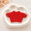 Ropa para Muñecas de 10 cm al por Mayor Ropa Tejida Atuendos Creativos Suéter Accesorios para Muñecas Muñeca de Algodón Ropa Pequeña para Muñecas