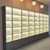 Estantería Minimalista Personalizada para Librería y Biblioteca, Gabinete de Rejilla Combinado para Oficina Comercial, Estante de Almacenamiento de Pie para Libros y Documentos