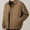 Chaqueta Harrington transfronteriza para hombre con estilo retro de ropa de trabajo, corte corto casual, holgada y moderna para ir al trabajo.