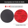 [Jufeng] Lixa com Grão de Diamante, Suporte Aveludado, Bloco de Lixa Esponjoso, Autoadesivo, Elástico de 5 polegadas para Polimento e Desbaste