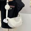 Bolso bandolera de verano para mujer, pequeño, estilo coreano, informal, de nailon, de gran capacidad, para estudiantes y deportes.