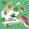 Calle Transfronteriza. Parches Decorativos del Día de San Patricio, Parches con Etiqueta de Trébol, Piezas de Decoración para Fiesta del Festival Irlandés