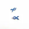 Colgante de Lazo de Cinta de Corazón Transfronterizo Venta al por Mayor Accesorios para Pulseras Collares DIY Colgante de Aleación con Goteo de Aceite