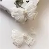 Novo Laço Doce de Organza DIY Acessórios Decorativos Feitos à Mão para Roupas Chapéus Acessórios para Vestido de Casamento Adesivo