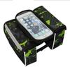 Ciclismo ao ar livre bicicleta touch screen telefone saco impermeável mountain bike frente feixe saco bicicleta sela saco