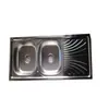 Fregadero de Acero Inoxidable para Cocina 6243 Color Original Acero Inoxidable Cepillado Lavabo para Verduras Estirado Más Vendido en Brasil Fregadero para Lavar Platos